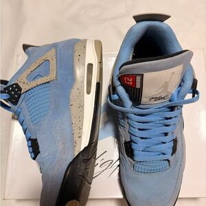 Jordan Light Blue Suede Sneakers